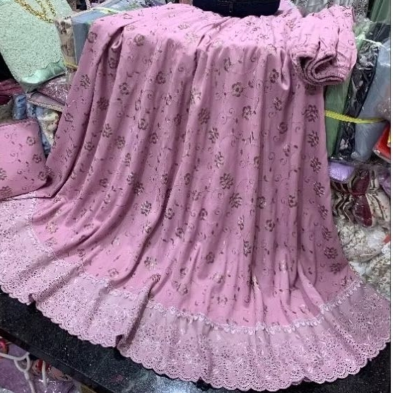 MUKENA IRANA BORDIR/KATUN PARIS BORDIR