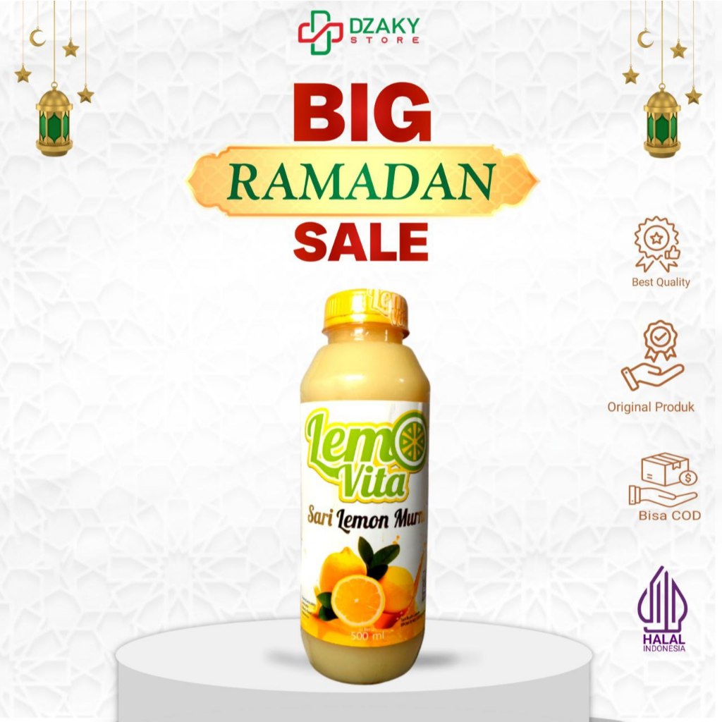 

COD LEMOVITA 100% Sari Lemon Murni Tanpa Bahan Pengawet 500 ml