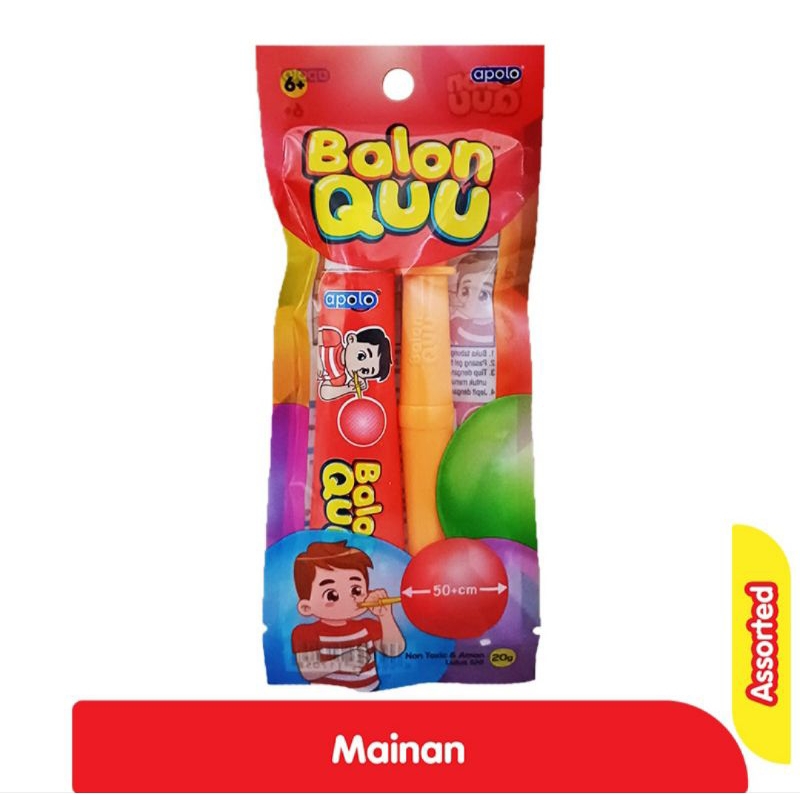 Apolo Balon Quu Mainan Anak
