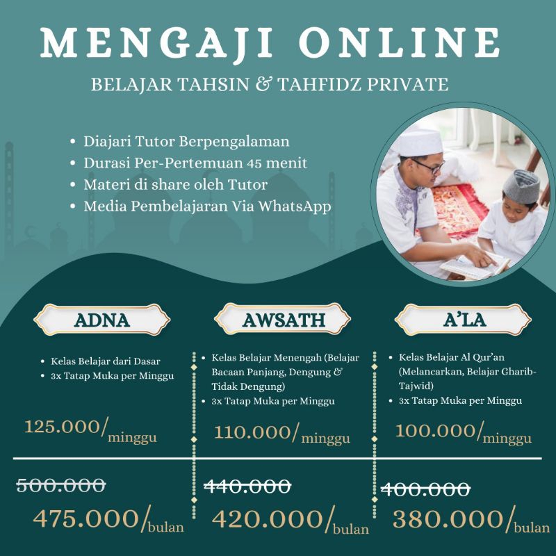 BELAJAR MENGAJI ONLINE