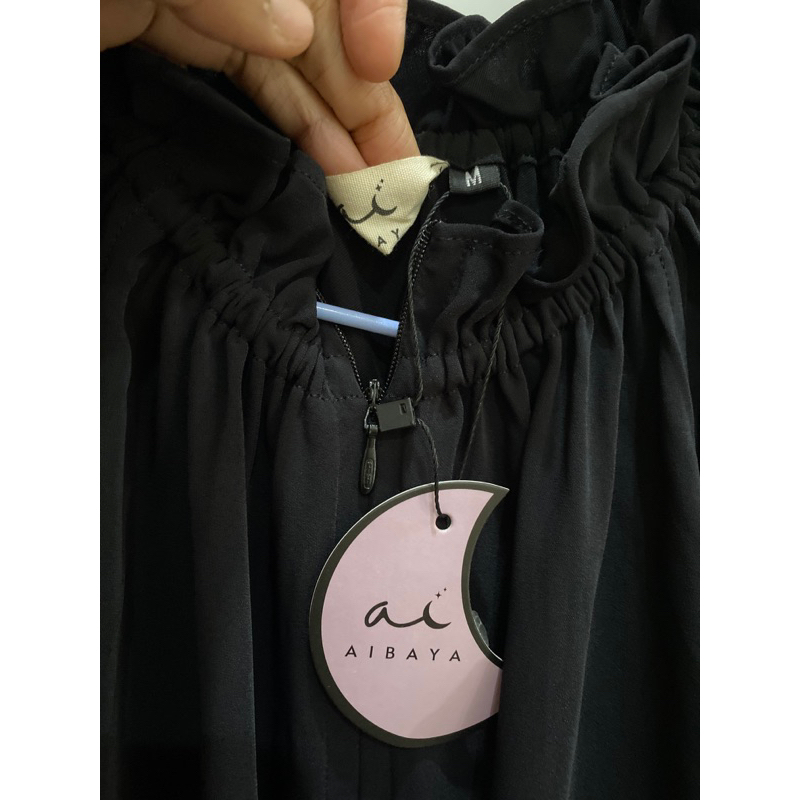 baca deskripsi, ready mecca abaya by aibaya studio size M dba dress by airin