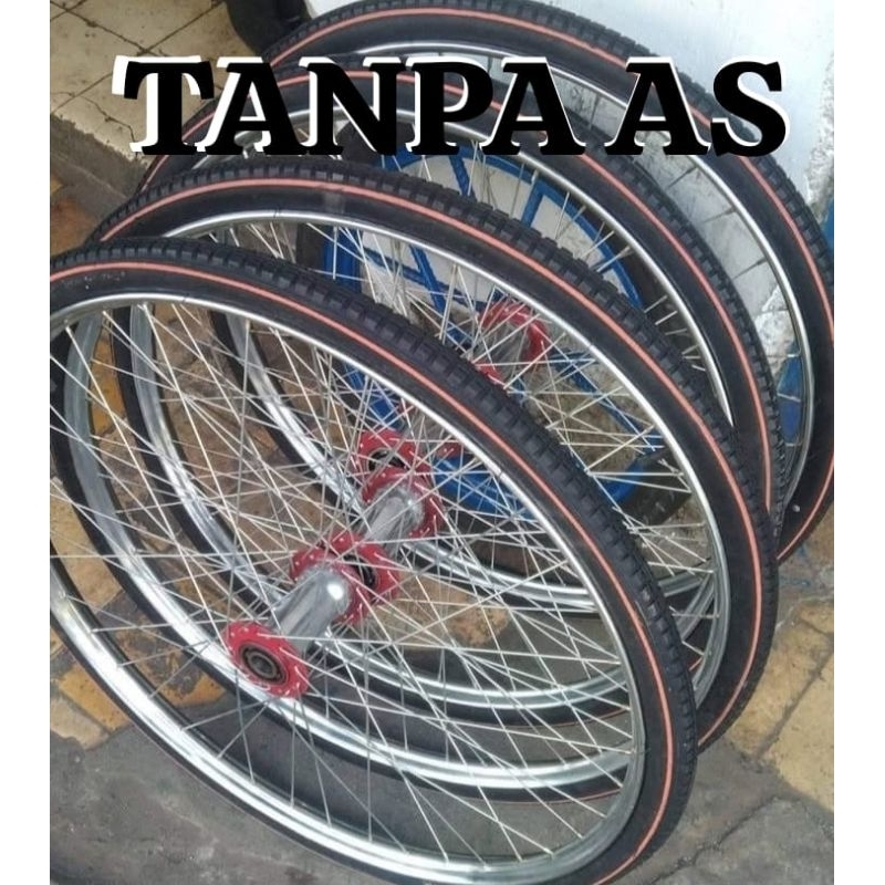 HANYA RODANYA SAJA, TANPA AS, RODA GEROBAK VELG BECAK