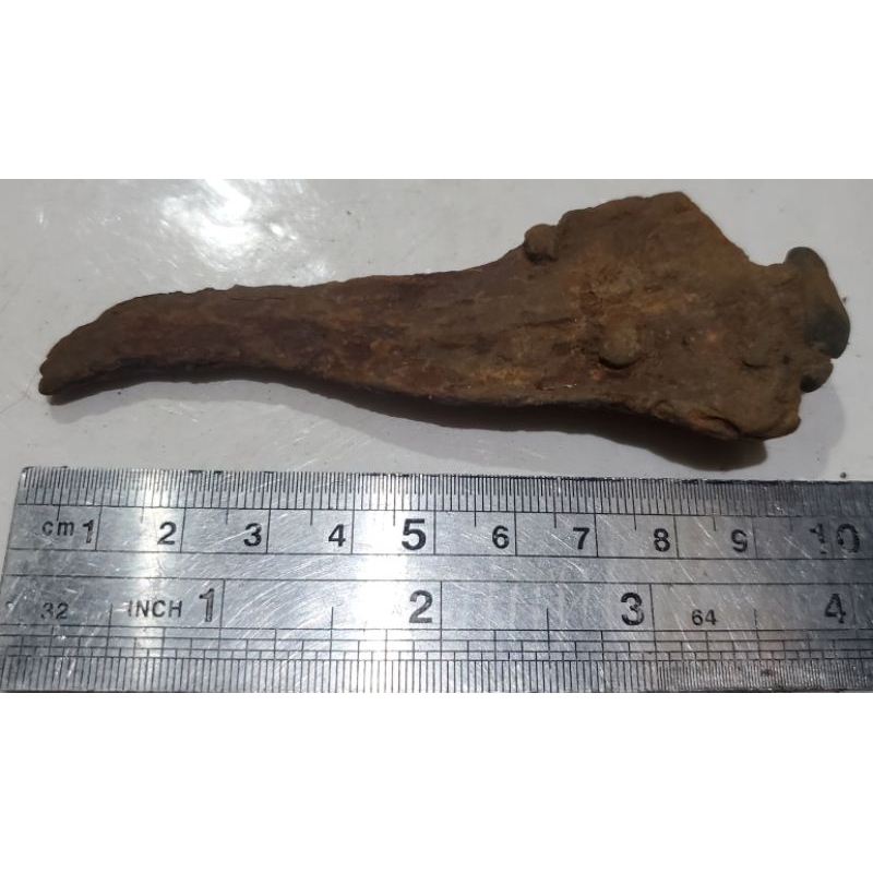 1 biji potongan keris kuno temuan sungai untuk koleksi/hiasan/pajangan/kerajinan/dll.