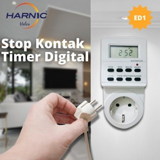 Timer Listrik - Timer Digital - Stop kontak Timer 24 Jam -heles-ED1