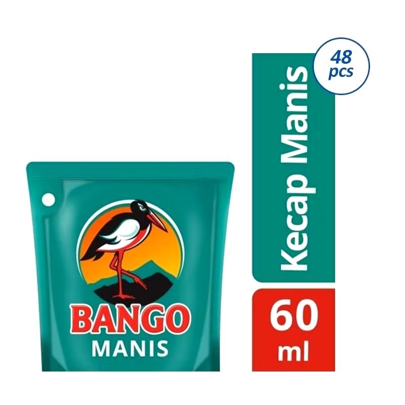 

1 Dus [48pcs] Kecap Manis Bango 60 ML Grosir