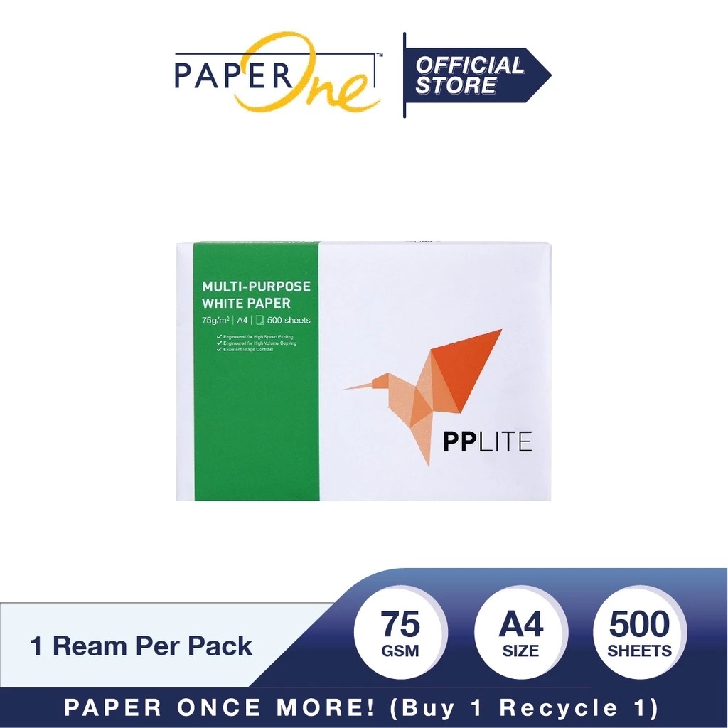 

Kertas HVS A4 75 gram (1 Rim = 500 lbr) PAPERLITE