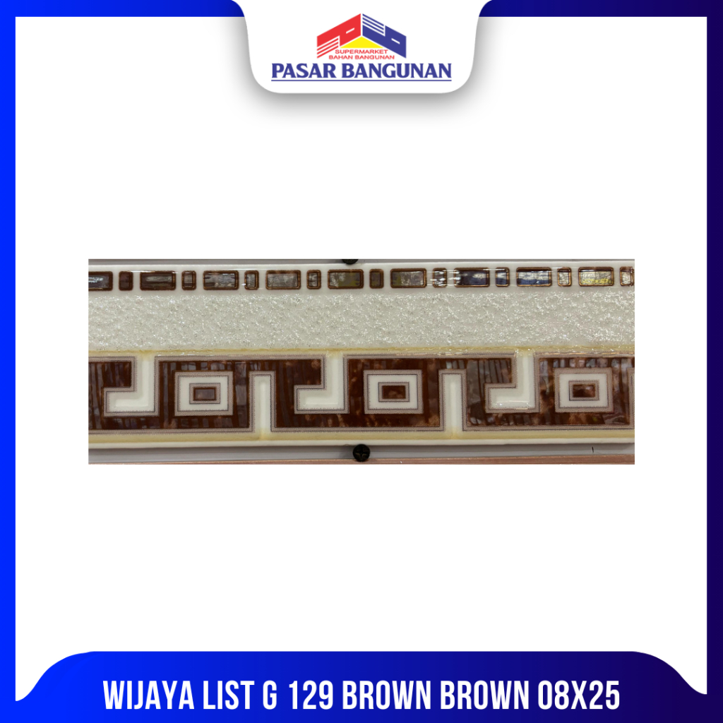 WIJAYA LIST G 129 bROWN BROWN 08X25