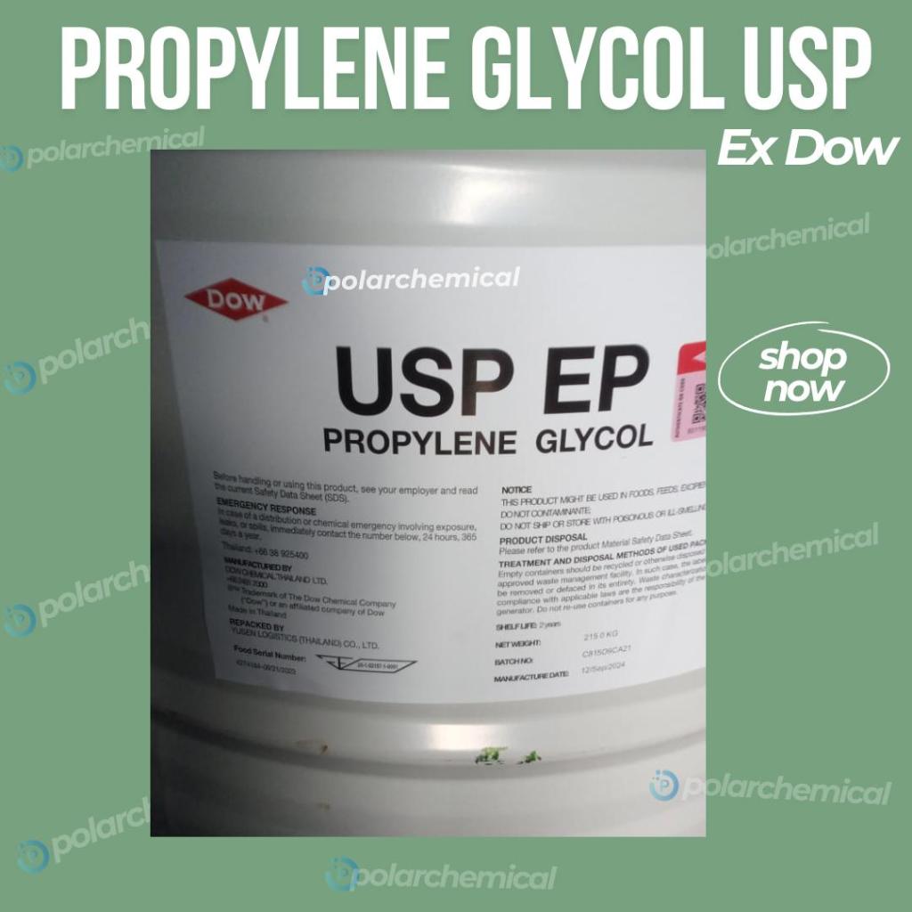 Propylene Glycol USP Ex Dow | PG USP Ex Dow 215kg