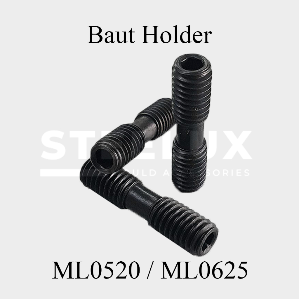 Baut Holder ML0520 M5 / ML0625 M6 Bubut Screw Insert Klem Clamp Pahat Stang Pin 5 x 20 6 x 25 mm