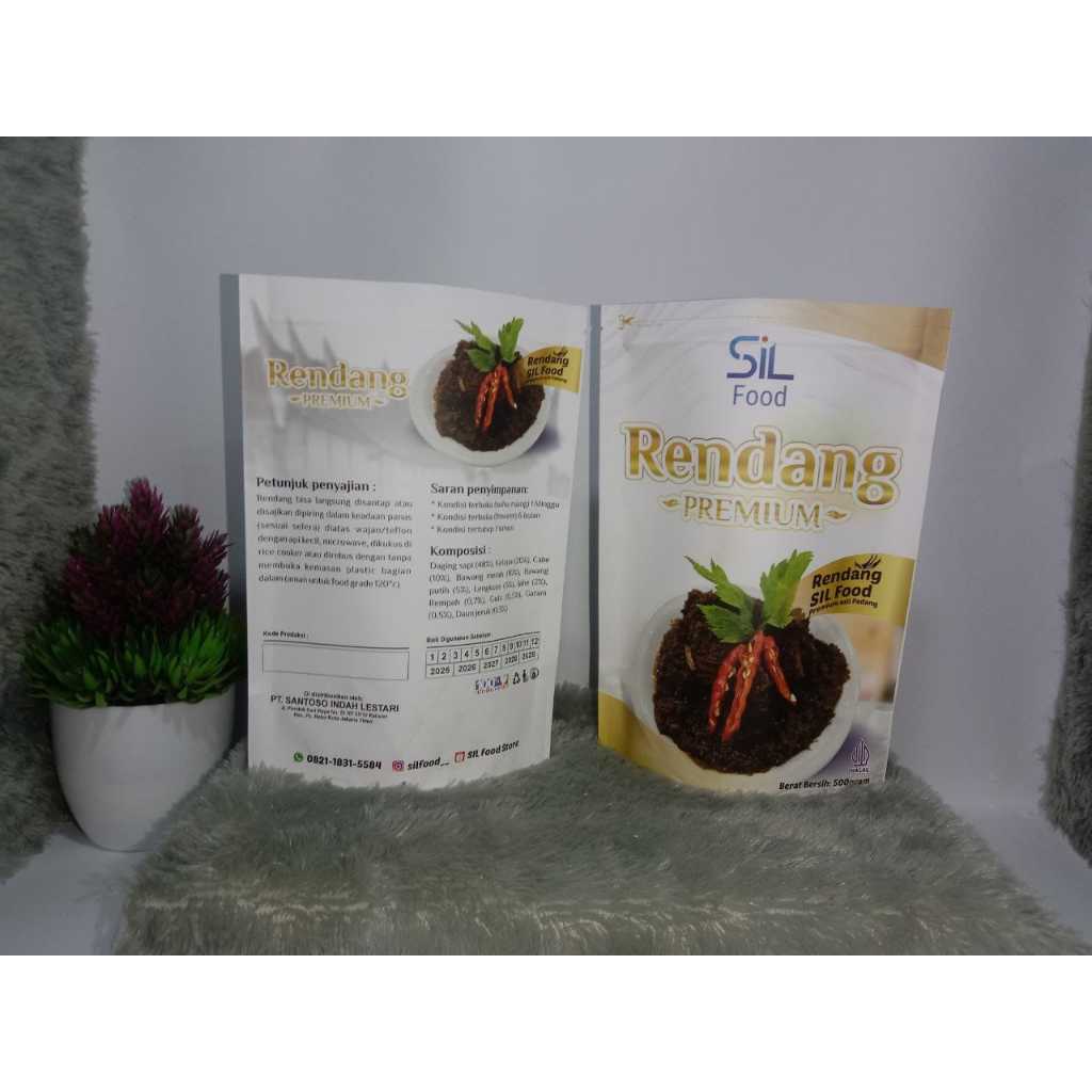 

Rendang Premium SIL Food 500gram Asli Padang