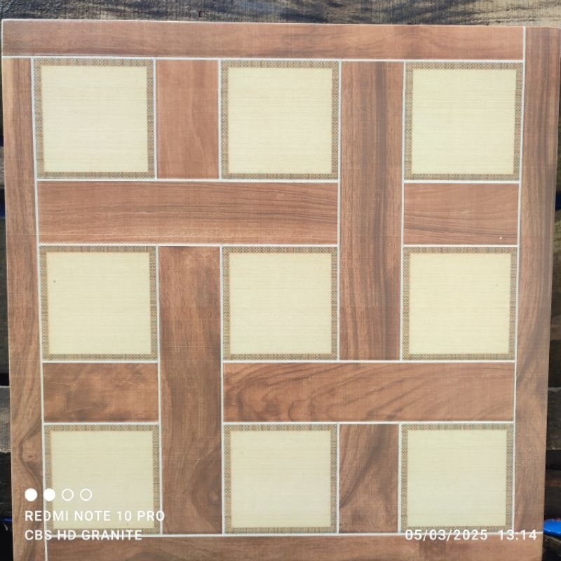 Keramik Lantai 50x50 0302 BROWN / IKAD