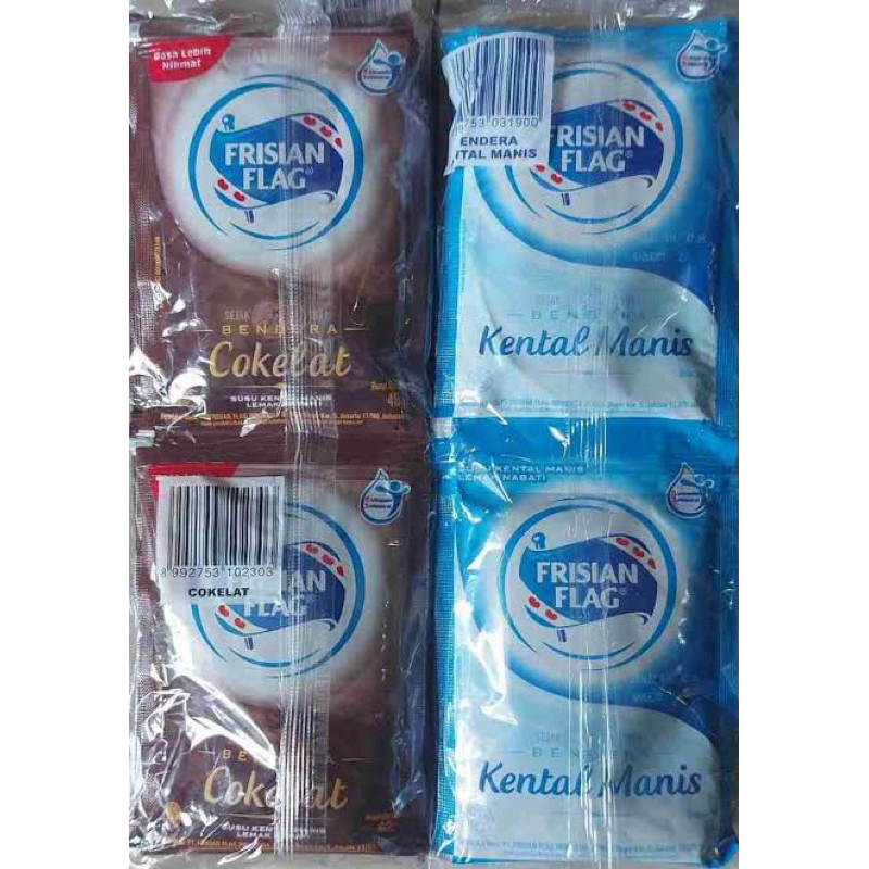 

FRISIAN FLAG BENDERA KENTAL MANIS SACHET / pak ( 6 sachet )