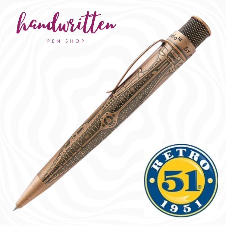

RETRO 51 Big Shot Nautilus Rollerball Ballpoint Pen / Pulpen Sign Pen