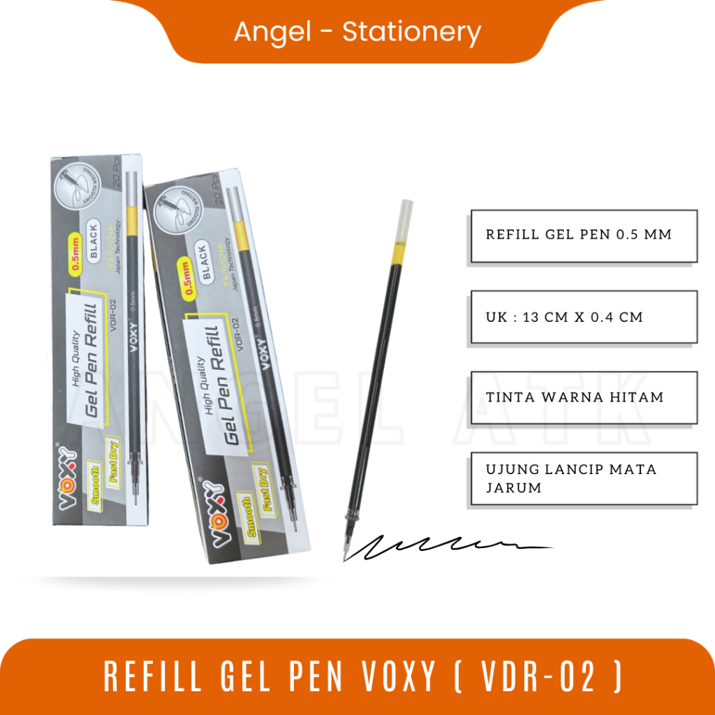 

Tinta Isi Ulang Refill / 1 Pak ( 20 Pcs ) / Refill Ballpoint Voxy / Refill Tinta Hitam / Tinta Gel Cair Murah / Bayar di Rumah / Atk Blessing