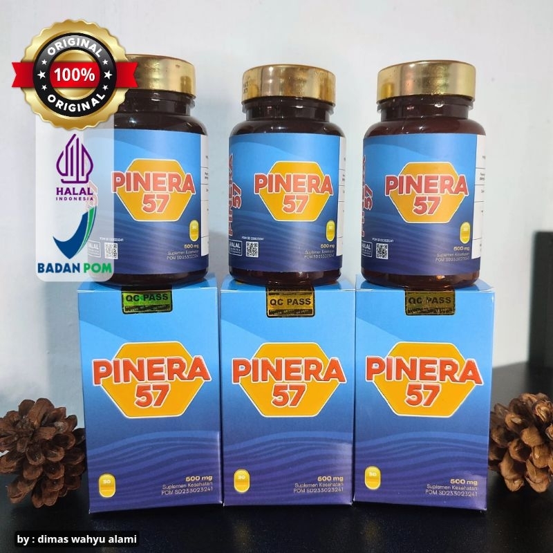 (PROMO 3 BOTOL) PINERA 57 ORIGINAL PINUS MERAH KOREA