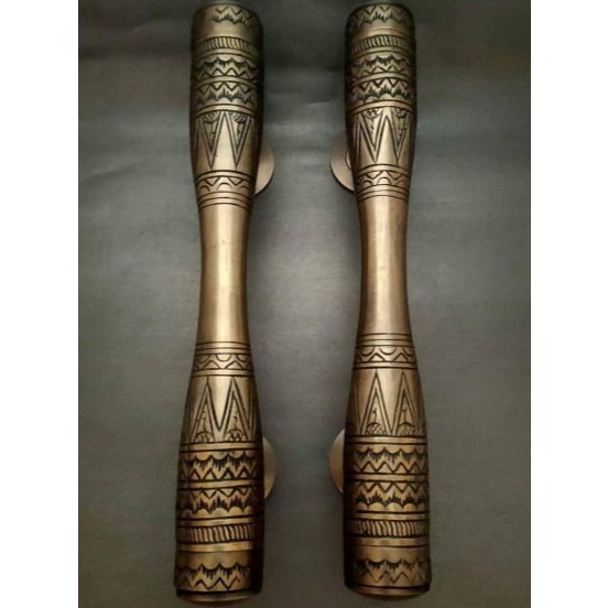 handle pintu kuningan mewah gaya egypt