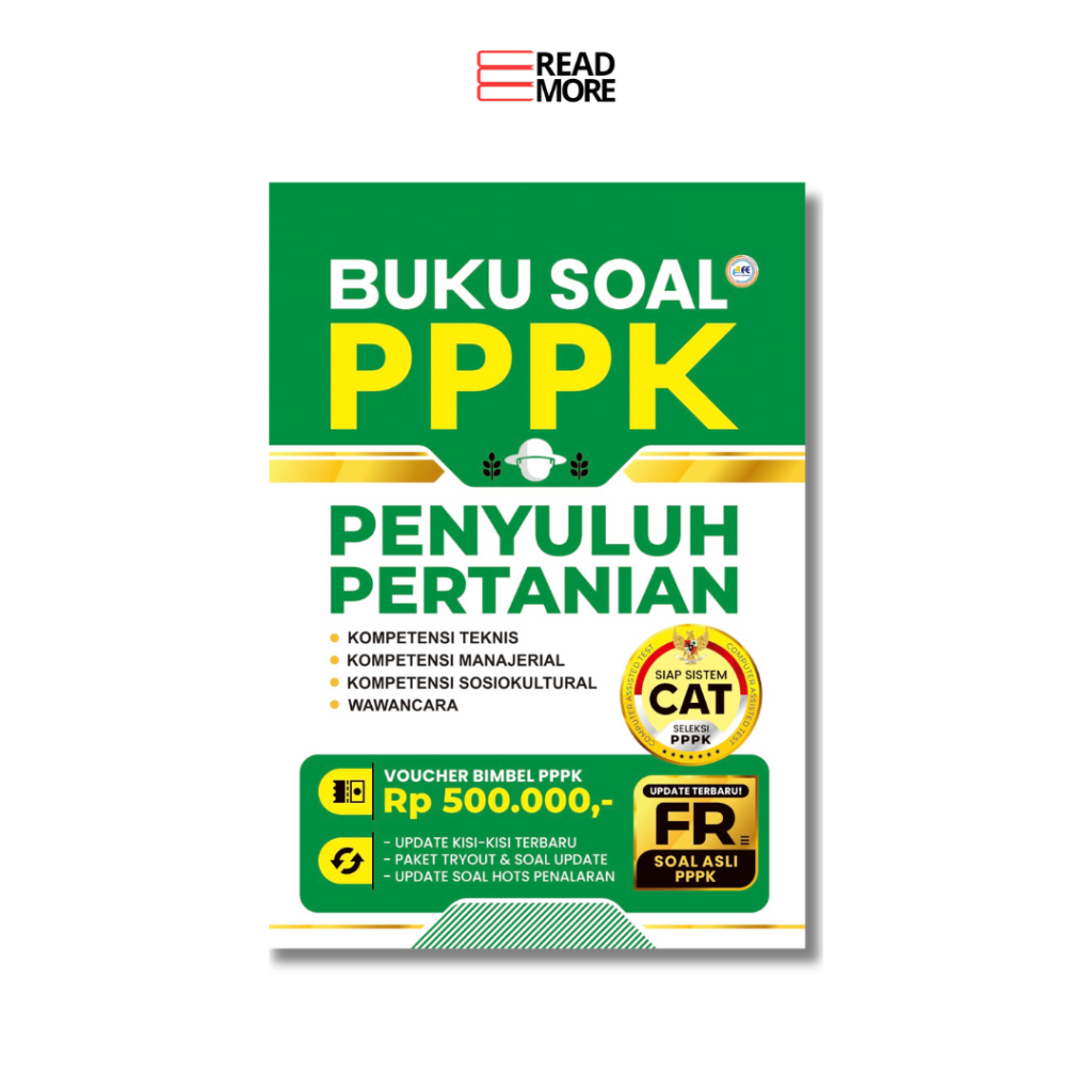 Forum Edukasi - Buku Soal PPPK Penyuluh Pertanian Update Terbaru FR Soal Asli Pppk - Original