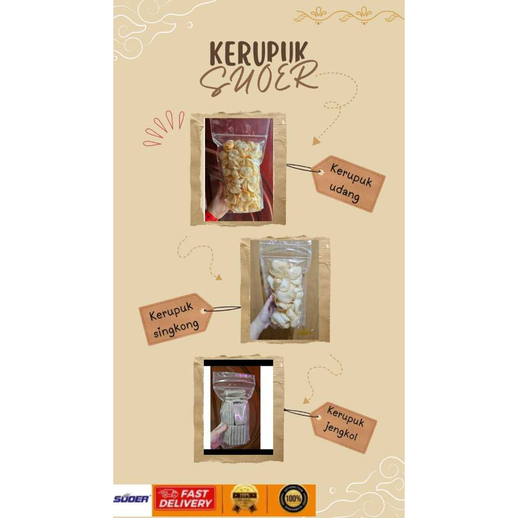 

kerupuk enak dan berkualitas homemade