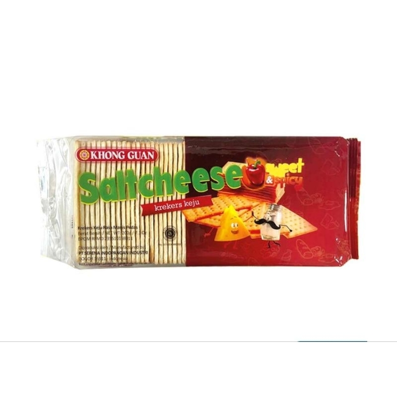 

Sweet & SpIcyKhong Guan Crackers Saltcheese Sweet & Spicy 200g