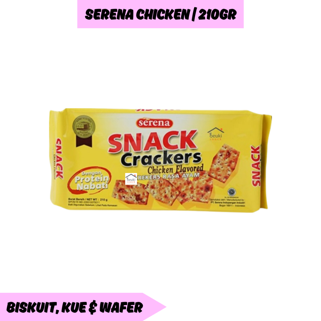 

Nissin Serena Chicken Crackers Krekers Rasa Ayam