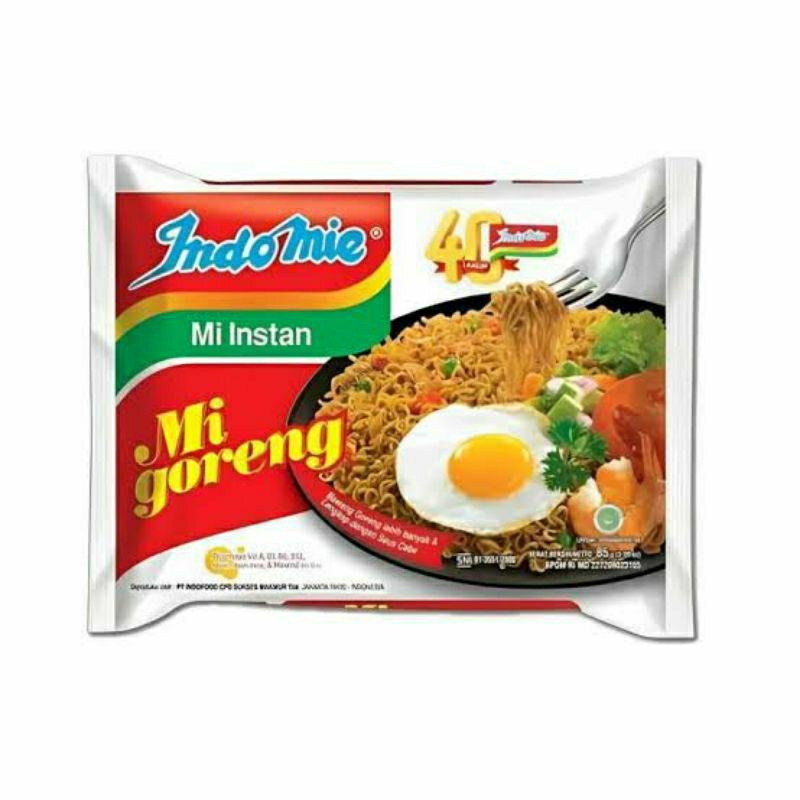 

Paket Indomie Goreng Classic 85gr