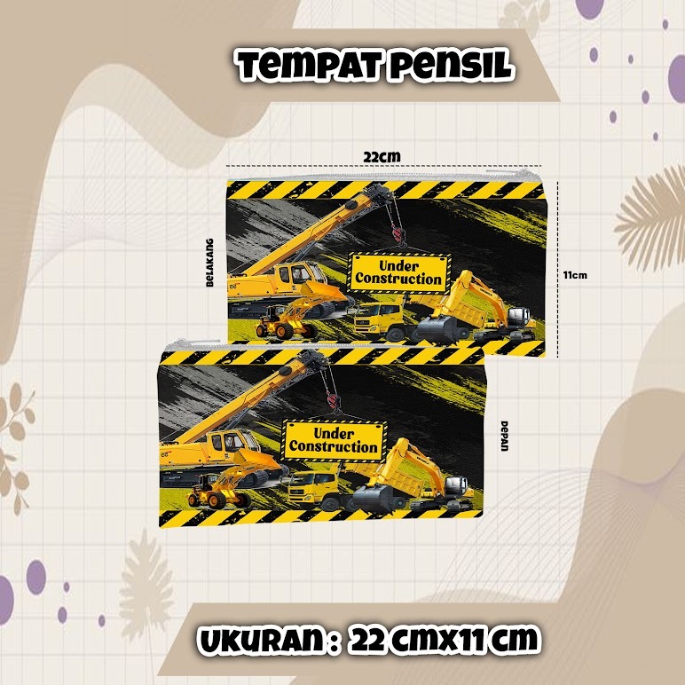 

Tempat Pensil EXCAVATOR 02 22cmx11cm pencil case