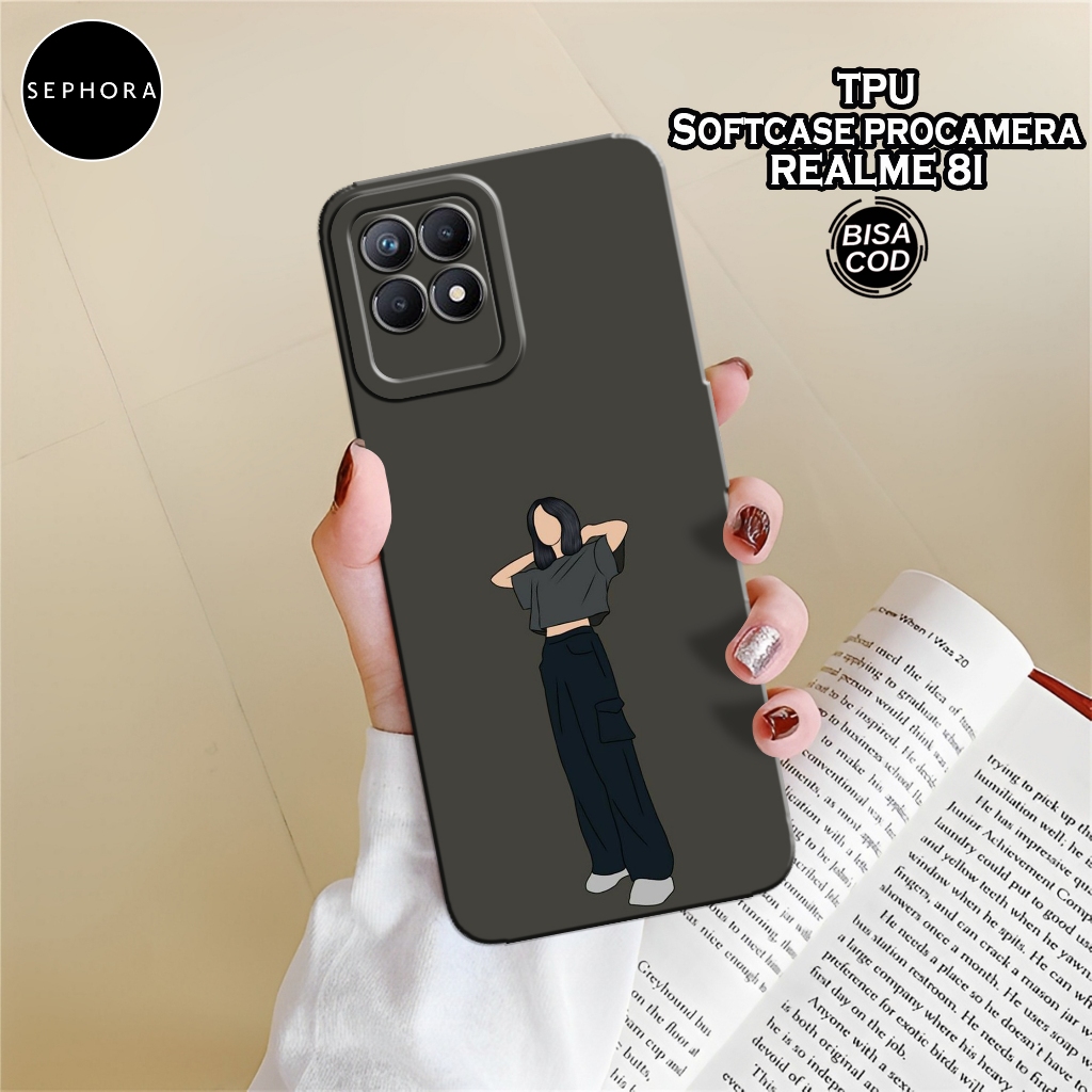 Case Realme 8i Terbaru - Fashion Case Cewe - Softcase Realme 8i Terbaru - Case Pro Camera - Casing R