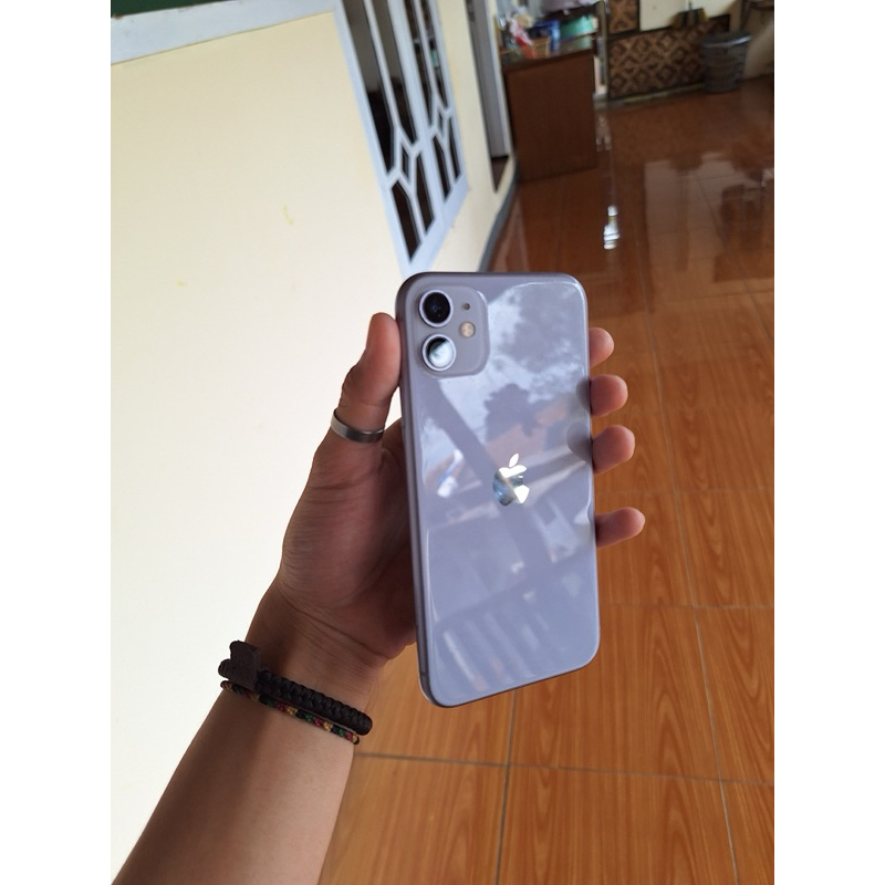 iphone 11 64 warna ungu second mulus