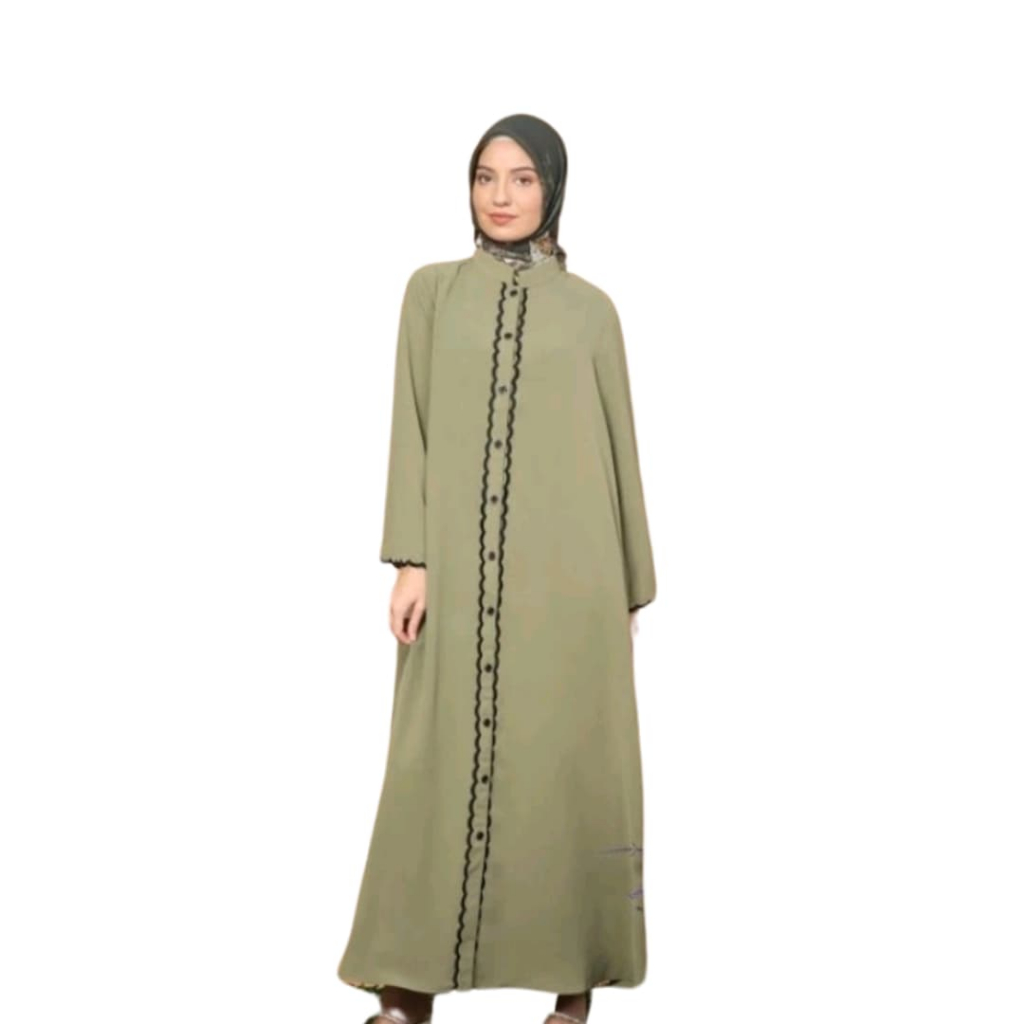 Majida Abaya Gamis Polos Wanita Dress Polos Wanita