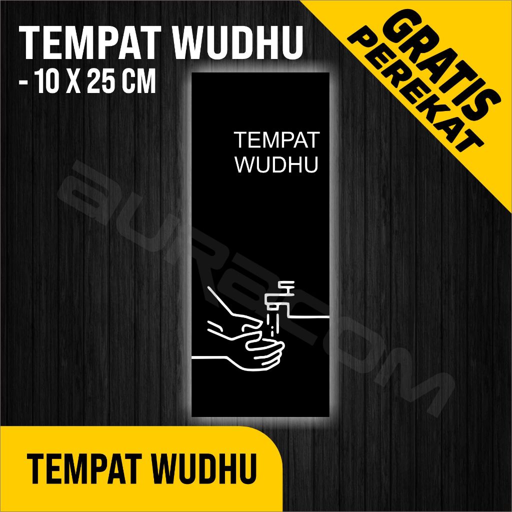 

PAPAN AKRILIK dan STIKER,TEMPAT WUDHU - PRIA / WANITA, BISA CUSTOM WARNA, FREE DESAIN ( A 334 )