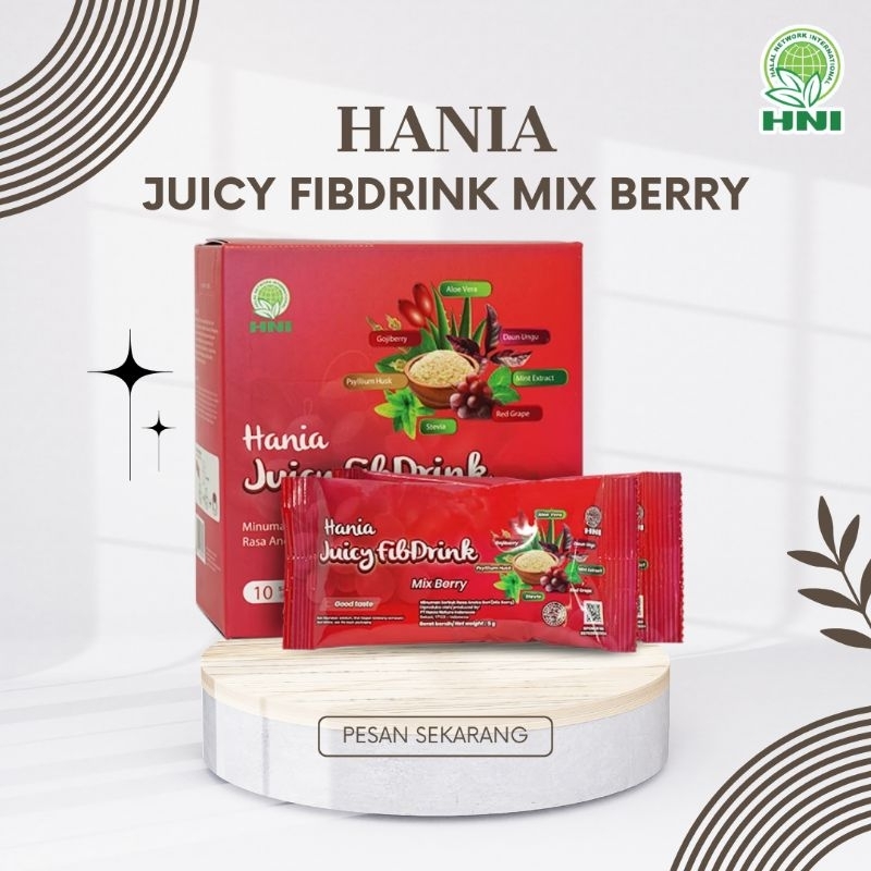 

Hania Juicy Fibdrink Mix Berry 10sachet _ (ORIGINAL))