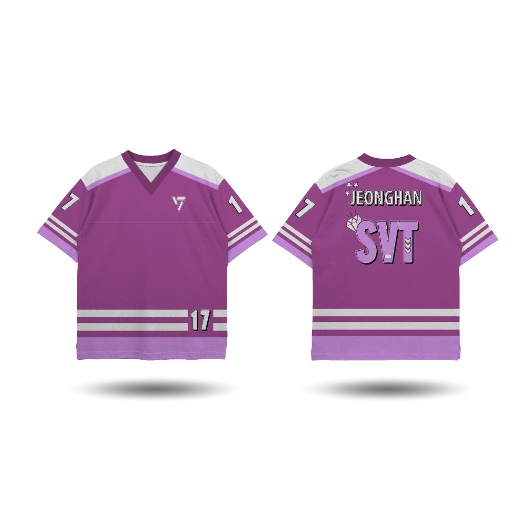 Jersey Oversize Seventeen Kpop Jersey Baseball Carat Jersey Streetwear Rugby Retro
