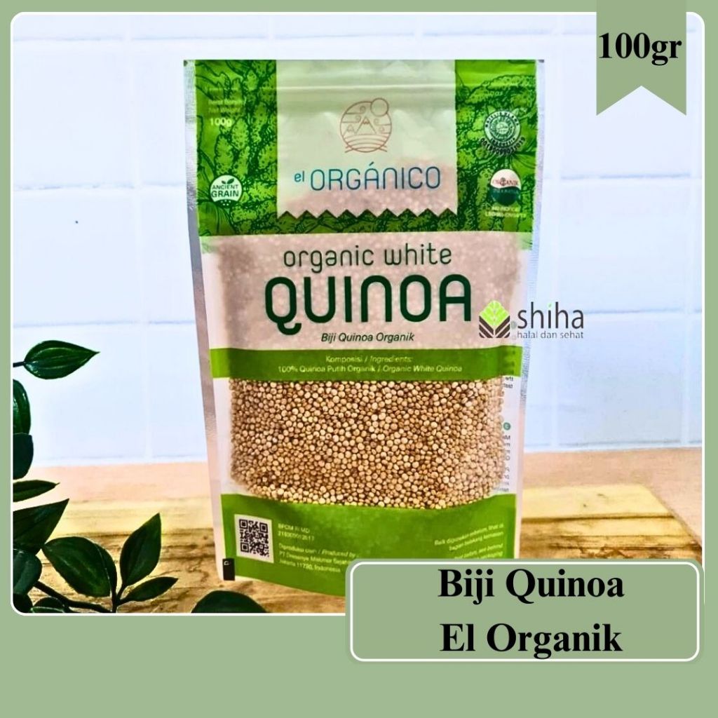 

White Quinoa Organic El Organico 100gram Warungshiha