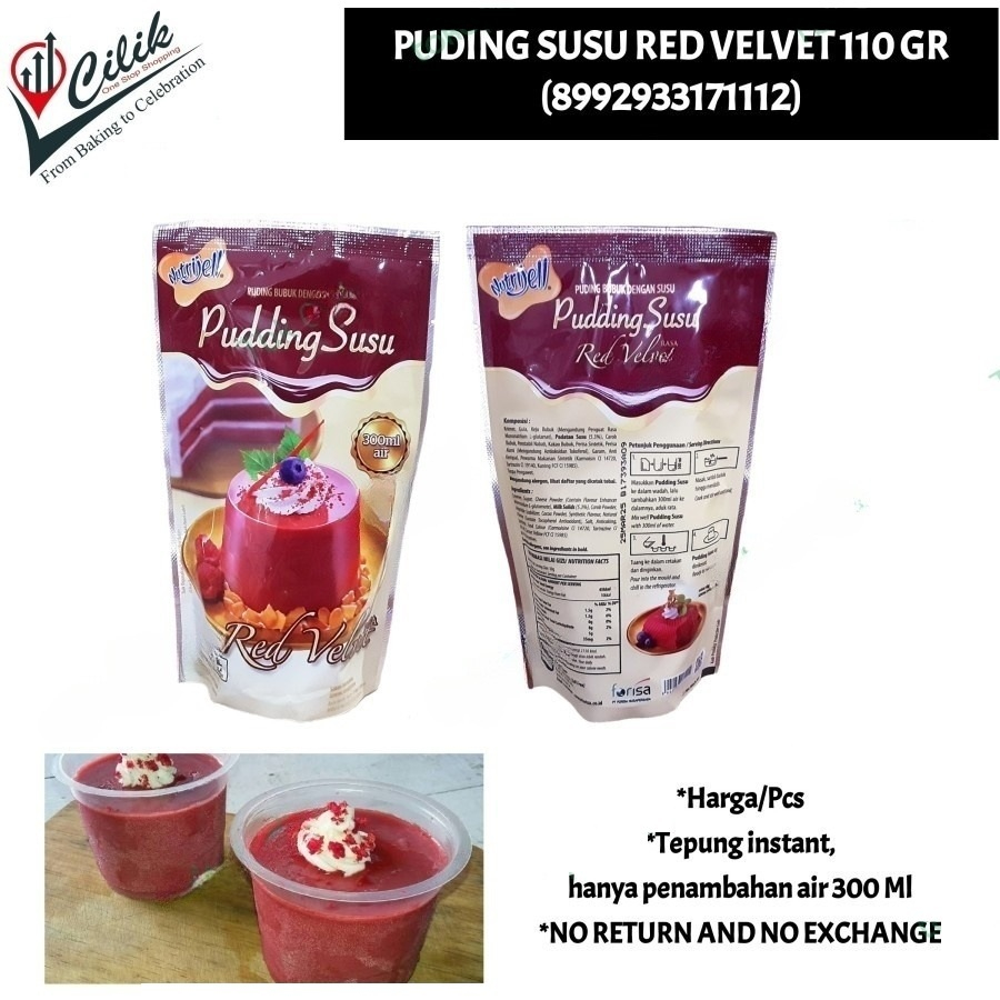 

tepung+premiks+forisa+puding+susu+variant+rasa+red velvet+merah+instant