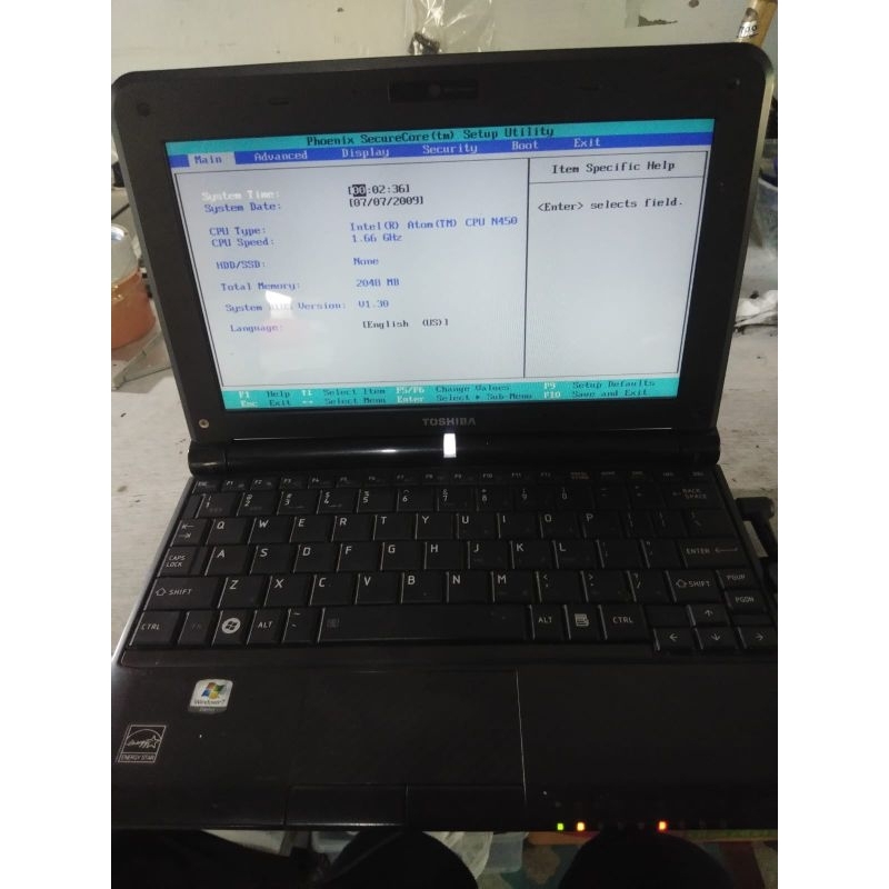 Motherboard Mainboard Mobo Mesin HIDUP Laptop Toshiba NB300