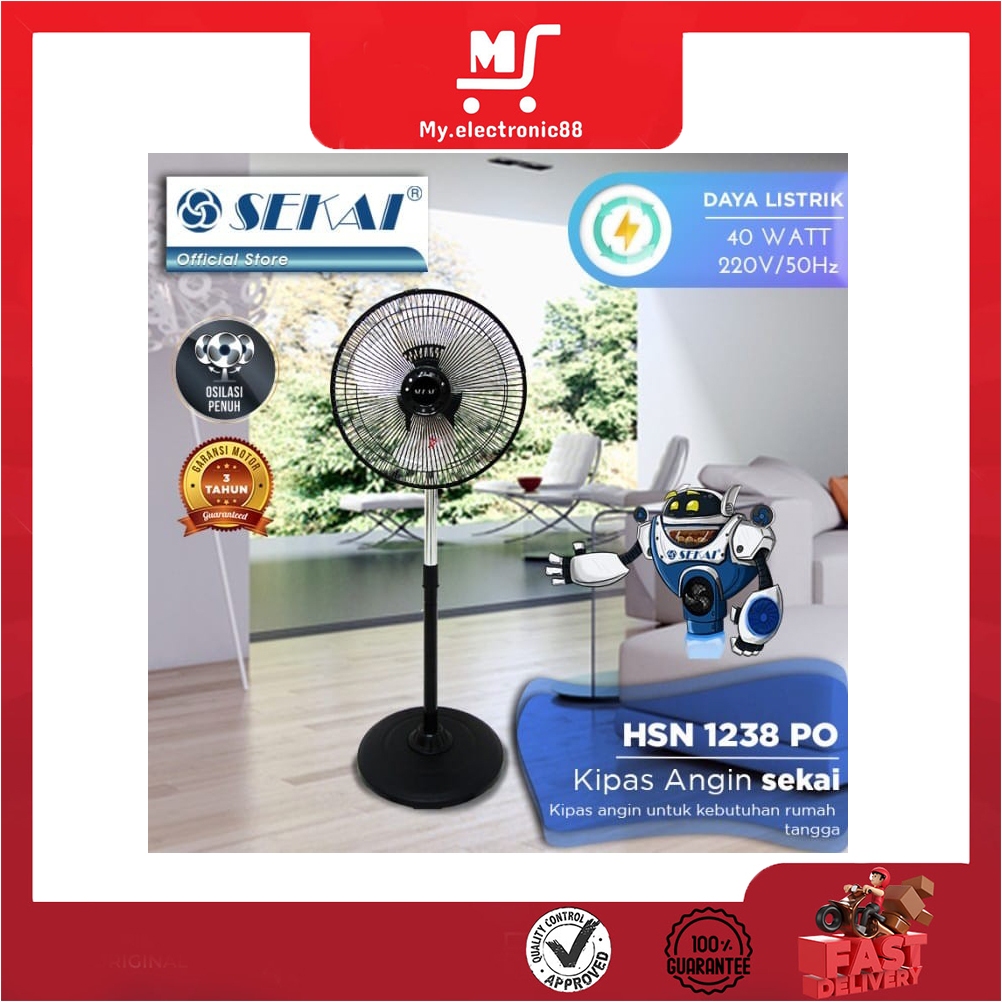 KIPAS ANGIN TUMPU SEKAI 12inch (HSN 1238-PO)