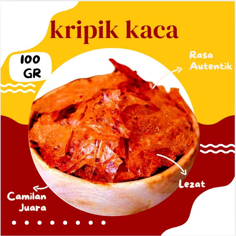 

keripik kaca pedas daun jeruk isi 100gr / abiyan Snack.id