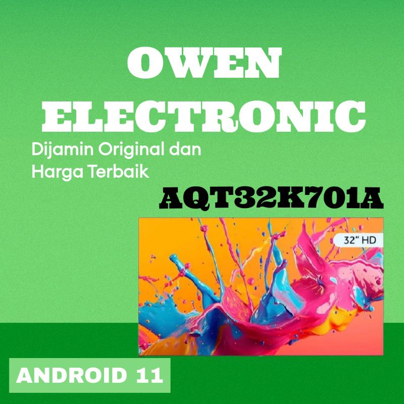 AQUA Elektronik Smart Android TV AQT32K701AF 32 Inch Android 11 32K701 / 32K701A /AQT32K701A / 32K70