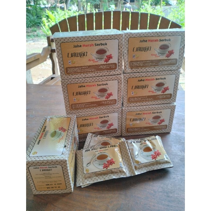 

jahe merah serbuk 200g (10 SASET)