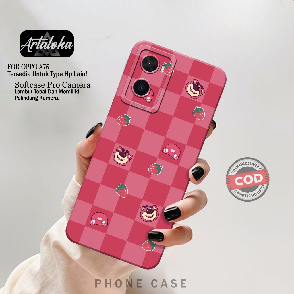 Case Hp Oppo A76 - Fashion Case Kartun - Softcase Oppo A76 - Casing Oppo A76 - Kesing Oppo A76 - Sil