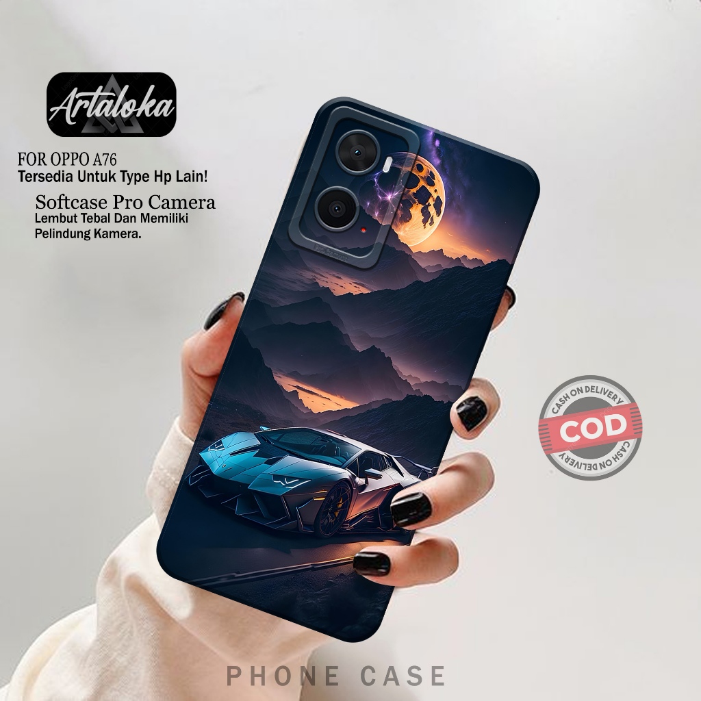 Case Hp Oppo A76 - Fashion Case Mobil - Softcase Oppo A76 - Casing Oppo A76 - Kesing Oppo A76 - Sili