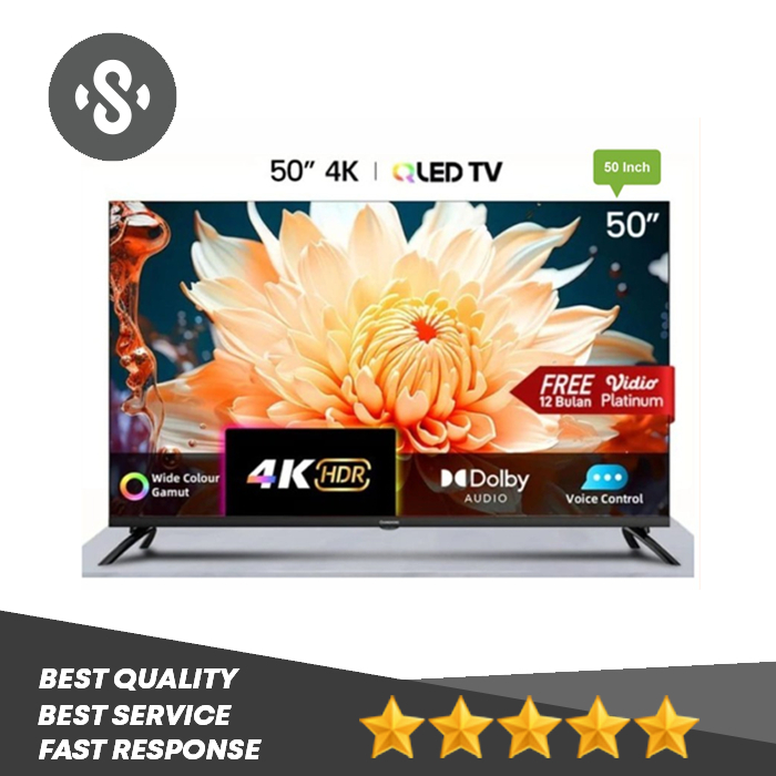 Changhong QLED TV 4K 50 inch Google Smart TV Digital TV (U50QCN1)