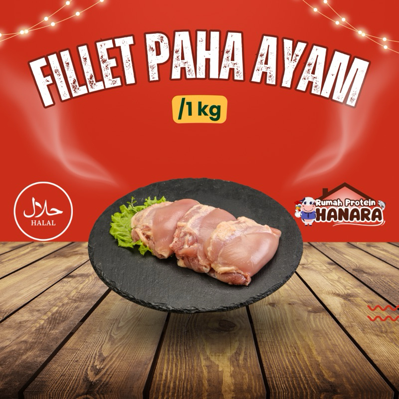 

Daging Ayam Fillet Boneless Paha - 1kg