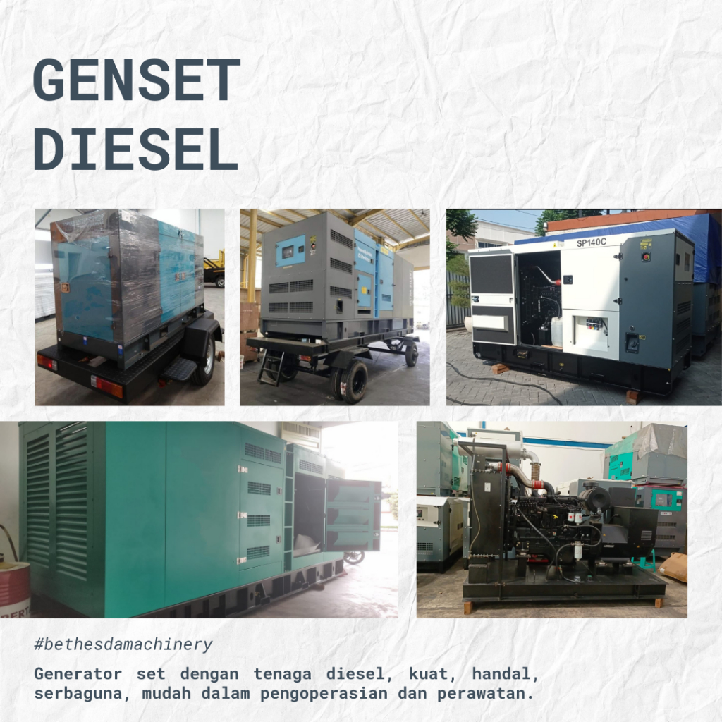 Genset Diesel 30 kVA Stamford - Genset Silent 30 kVA 60 kVA 80 kVA