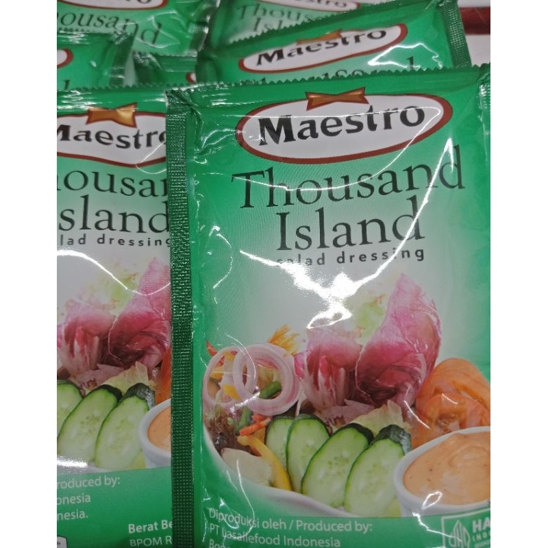 

PROMO!! MAESTRO THOUSAND Island Sachet 100gr SALAD DRESSING