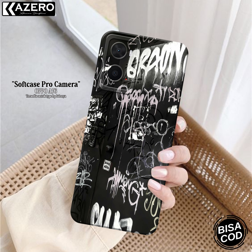 Case Hp OPPO A76 Fashion Case Aesthetic Silikon Pro Camera Softcase OPPO A76 Casing OPPO A76 Kesing 