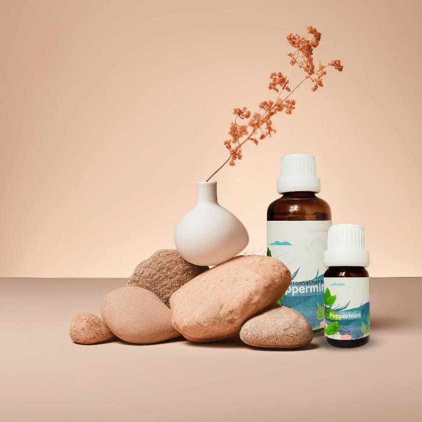 Pengharum ruangan minyak esensial oil burner / Minyak Atsiri Peppermint