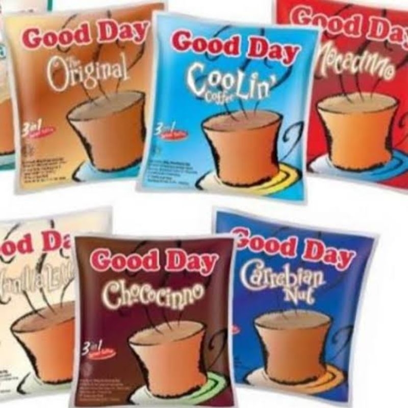 

Good Day Kopi Instant Beragam Varian 20gr 10pcs