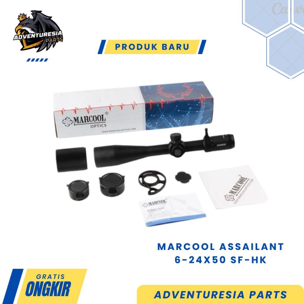 Teleskope Marcool Assailant 6-24X50 SF-HK -Marcool Assailant - 6-24X50 SF