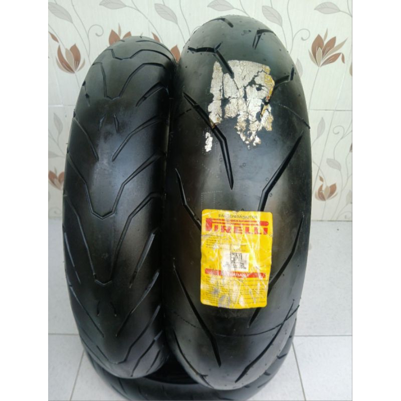 Pirelli ukuran 120/70 dan 160/60 ring 17 . ban zx25 ninja 250 r25 cbr250 mt25 er6